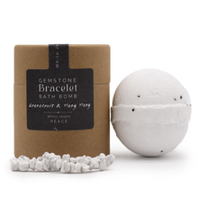 Load image into Gallery viewer, White Jasper Crystal Jewellery Bath Bomb