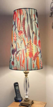 Load image into Gallery viewer, Bespoke Handcrafted Cone Plush Velvet Oversized Lampshades - Botanical Gardens - 8 Designs and 2 Sizes