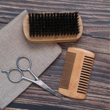 Load image into Gallery viewer, ****NEW*** Beard Comb | Wooden Beard Grooming Kit For Men
