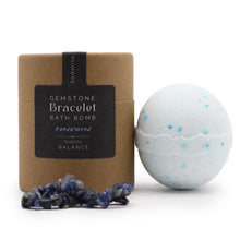 Load image into Gallery viewer, Sodalite Gem Bracelet Bath Bomb
