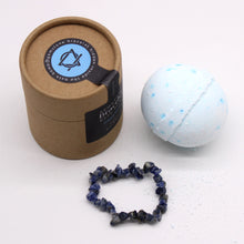 Load image into Gallery viewer, Sodalite Gem Bracelet Bath Bomb
