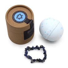 Load image into Gallery viewer, Sodalite Gem Bracelet Bath Bomb
