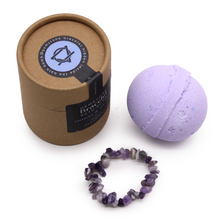 Load image into Gallery viewer, Amethyst Crystal Jewellery Bath Bomb
