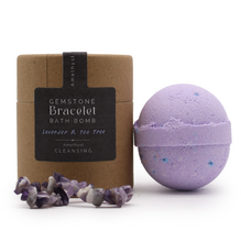 Load image into Gallery viewer, Amethyst Crystal Jewellery Bath Bomb
