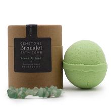 Load image into Gallery viewer, Green Aventurine Crystal Jewellery Bath Bomb

