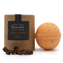 Load image into Gallery viewer, Tiger Eye Crystal Jewellery Bath Bomb
