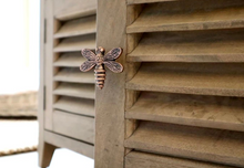 Load image into Gallery viewer, Brass Dragonfly Drawer Knob - Antique Copper Finish
