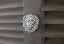 Load image into Gallery viewer, Brass Lion Drawer Knob - Nickel Finish
