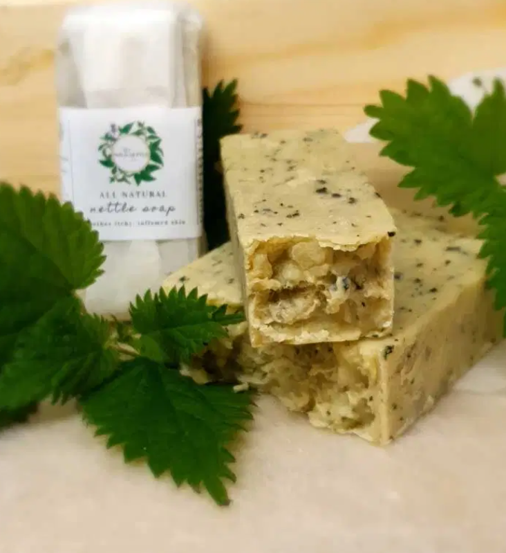 The Wild Nettle Co Handmade Nettle Eczema Soap 130g