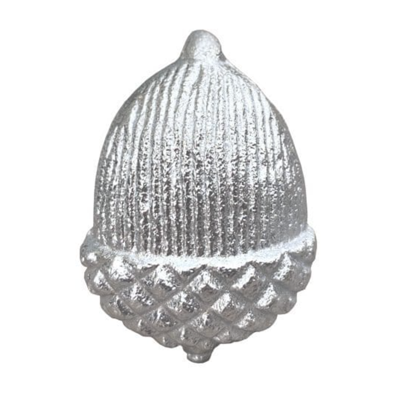 Acorn Drawer Knob - Silver