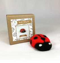 Load image into Gallery viewer, Ladybird Needle Felting Kit
