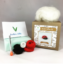 Load image into Gallery viewer, Ladybird Needle Felting Kit
