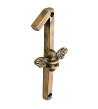 Load image into Gallery viewer, Brass bee Premium House/Door Numbers with Bee in Heritage Finish 0-9
