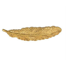 Load image into Gallery viewer, Golden Feather Vintage Drawer Knob
