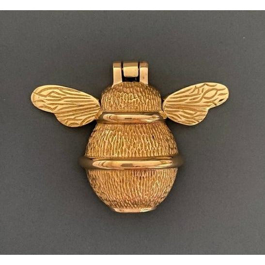 Brass Bumble Bee Door Knocker - Brass Finish