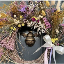 Load image into Gallery viewer, Brass Bumble Bee Door Knocker - Heritage Brass Finish
