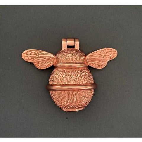 Brass Bumble Bee Door Knocker - Rose Gold Finish