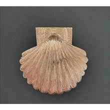 Load image into Gallery viewer, Brass Shell Door Knocker - Nickel Finish
